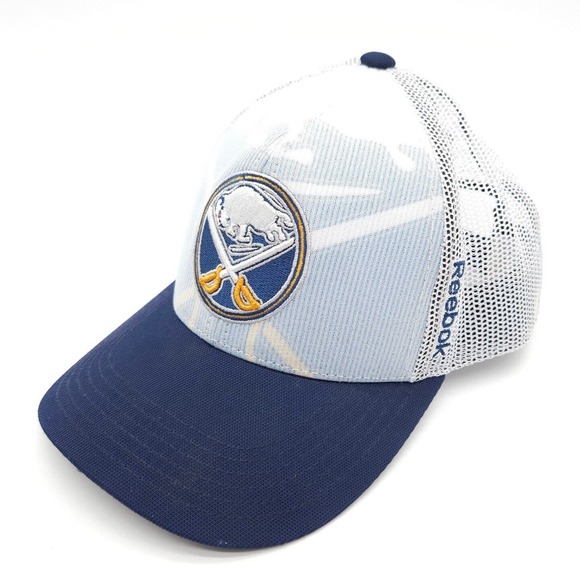 Reebok Buffalo Sabres Mesh Snapback Hat Youth Hockey Adjustable‎ Ball Cap NHL - Picture 1 of 7